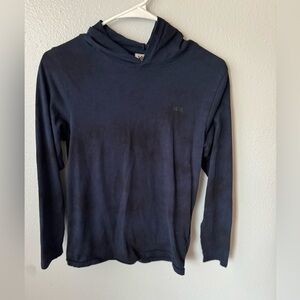 Vans Blue and Black Lightweight Hoodie Size Medium